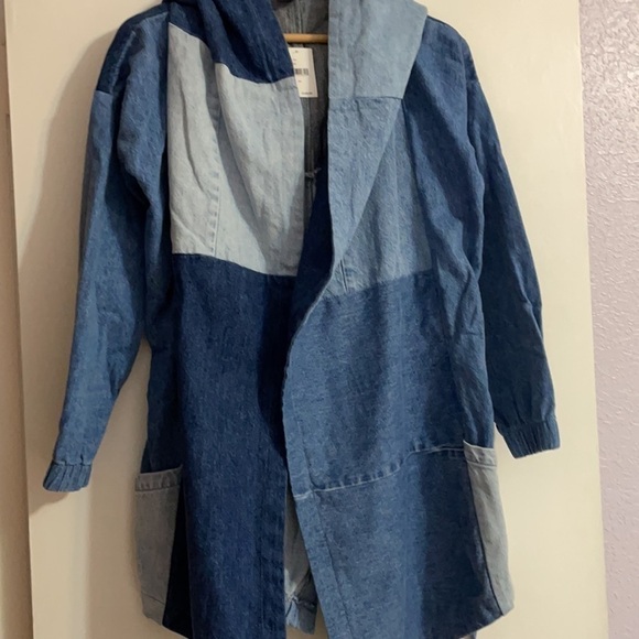 Free people x PRPS Goods Streetwear Oversized Japanese Denim Jacket Gorpcore - Picture 4 of 14